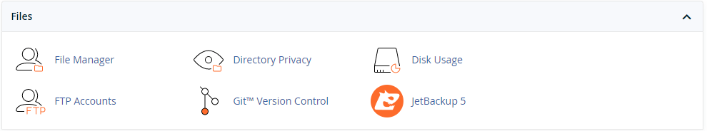 Ga naar File Manager in Cpanel