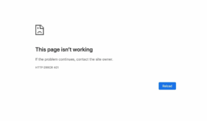 http 401 foutmelding