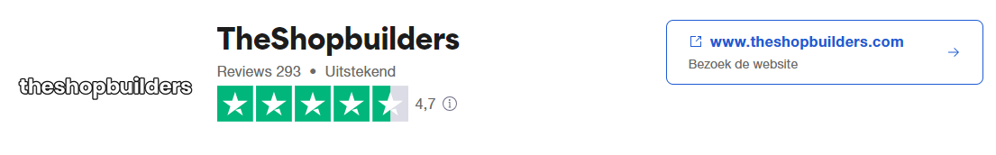 Ervaringen met TheShopbuilders op Trustpilot