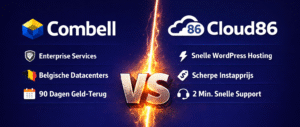 combell cloud86 vergelijk belgie webhosting